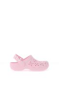 Crocs Girls Floral Cut Out Clogs, Pink image