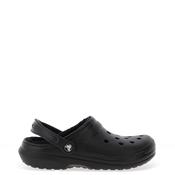 Crocs Womens Classic Lined Clogs, Black image