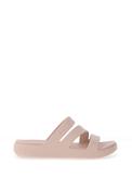 Crocs Womens Getaway Strappy Sandals, Dusky Pink image
