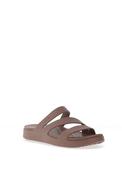 Crocs Womens Getaway Strappy Sandals, Brown image
