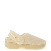 Crocs Womens Classic Unfurgettable Clogs, Cream image