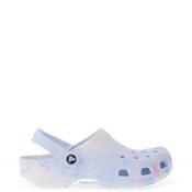 Crocs Womens Watercolour Marble Classic Clogs, Blue image