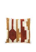 Fullshire Roma Geo Print Cushion 43x43cm, Terracotta image