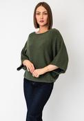 d.e.c.k By Decollage One Size Short Sleeve Jumper, Dark Green image