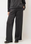 d.e.c.k By Decollage Striped Wide Leg Trousers, Charcoal Grey image