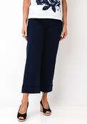 d.e.c.k By Decollage High Waisted Wide Leg Trousers, Navy image