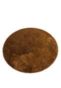 Kaemingk Small Round Fur Rug, Brown image