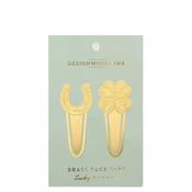 Designworks Ink Brass Lucky Charm Page Tabs, Gold image