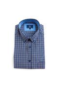 Daniel Grahame Check Short Sleeve Shirt, Navy image