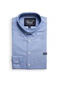Diesel Boys Jarlath Long Sleeve Print Shirt, Blue image