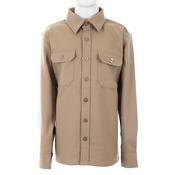 Diesel Boys Ducan Long Sleeve Overshirt, Beige image
