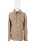 Diesel Boys Ducan Long Sleeve Overshirt, Beige image