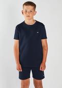 Diesel Boys Toby Pique Cotton Tee, Navy image