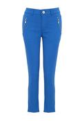 Dolcezza Zip Pocket Slim Leg Jeans, Blue image