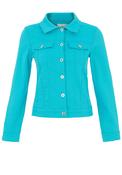 Dolcezza Cotton Denim Style Jacket, Blue image
