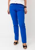 Dolcezza Straight Fit Zip Detail Jeans, Royal Blue image