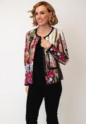 Dolcezza Rose Print Jacket, Multi image