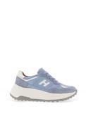 Drilleys Ninety-Two Chunky Retro Trainers, Denim Blue image
