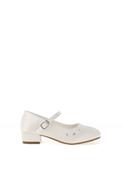 Dubarry Vicky Satin Communion Shoe, White image