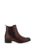 Dubarry Womens Crest Stud Detail Chelsea Boots, Dark Brown image