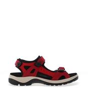 Ecco Womens Off Road Nubuck Hiking Sandal, Red image
