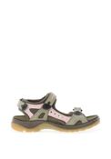Ecco Womens Off Road Nubuck Hiking Sandal, Green image