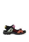 Ecco Womens Off Road Nubuck Hiking Sandal, Black Multi image