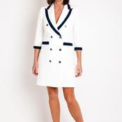 Edas Timone Blazer Dress, White