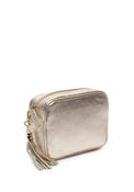 Elie Beaumont Crossbody Tassel Bag, Gold image