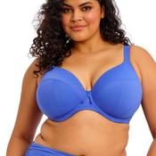 Elomi Plain Sailing Plunge Bikini Top, Blue image