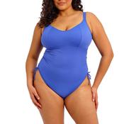 Elomi Plain Sailing Non Wired Swimsuit, Blue image