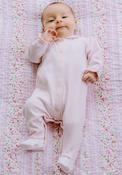 Emile Et Rose Baby Girl Helen Babygrow and Hat Set, Pink image
