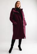 Etage Magic Print Padded Rain Coat, Wine image
