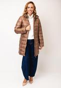 Etage Hooded Padded Coat, Tan image