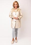 Etage Coated Trench Coat, Sand Beige image