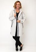 Etage Magic Print Waterproof Hooded Rain Jacket, Grey image