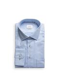 1863 By Eterna Chevron Stripe Shirt, Light Blue image