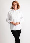 Eya Kayan Pleat Panel Blouse, White image