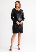 Eva Kayan Studded A-Line Dress, Black image
