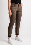 Eva Kayan Animal Print Skinny Jeans, Green image