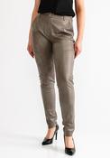 Eva Kayan Coated Mom Jeans, Silver image
