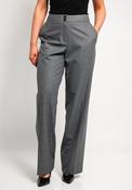 Eva Kayan Pinstripe Wide Leg Trousers, Grey image