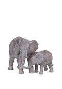 Fern Cottage Elephant Mother &amp; Kid Sculpture image