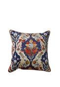 Fervor +Hue Velvet Abstract Fabia Cushion 45x45cm, Orange Multi