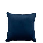 Fervor +Hue Velvet Plain Cushion 45x45cm, Navy