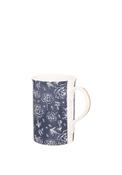 Siip Floral Flutted Mug, Navy image