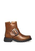 Fly London Rily Leather Buckle Boots, Camel image