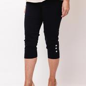 Yew Cargo Style Capri Trousers, Navy image