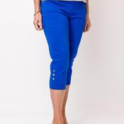 Yew Cargo Style Capri Trousers, Royal Blue image
