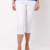 Yew Cargo Style Capri Trousers, White image